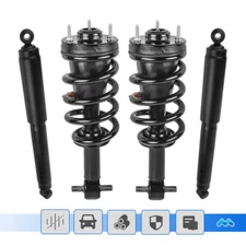 4pcs Front & Rear Struts Shocks W/Coil Spring For Chevy Tahoe Suburban GMC Yukon