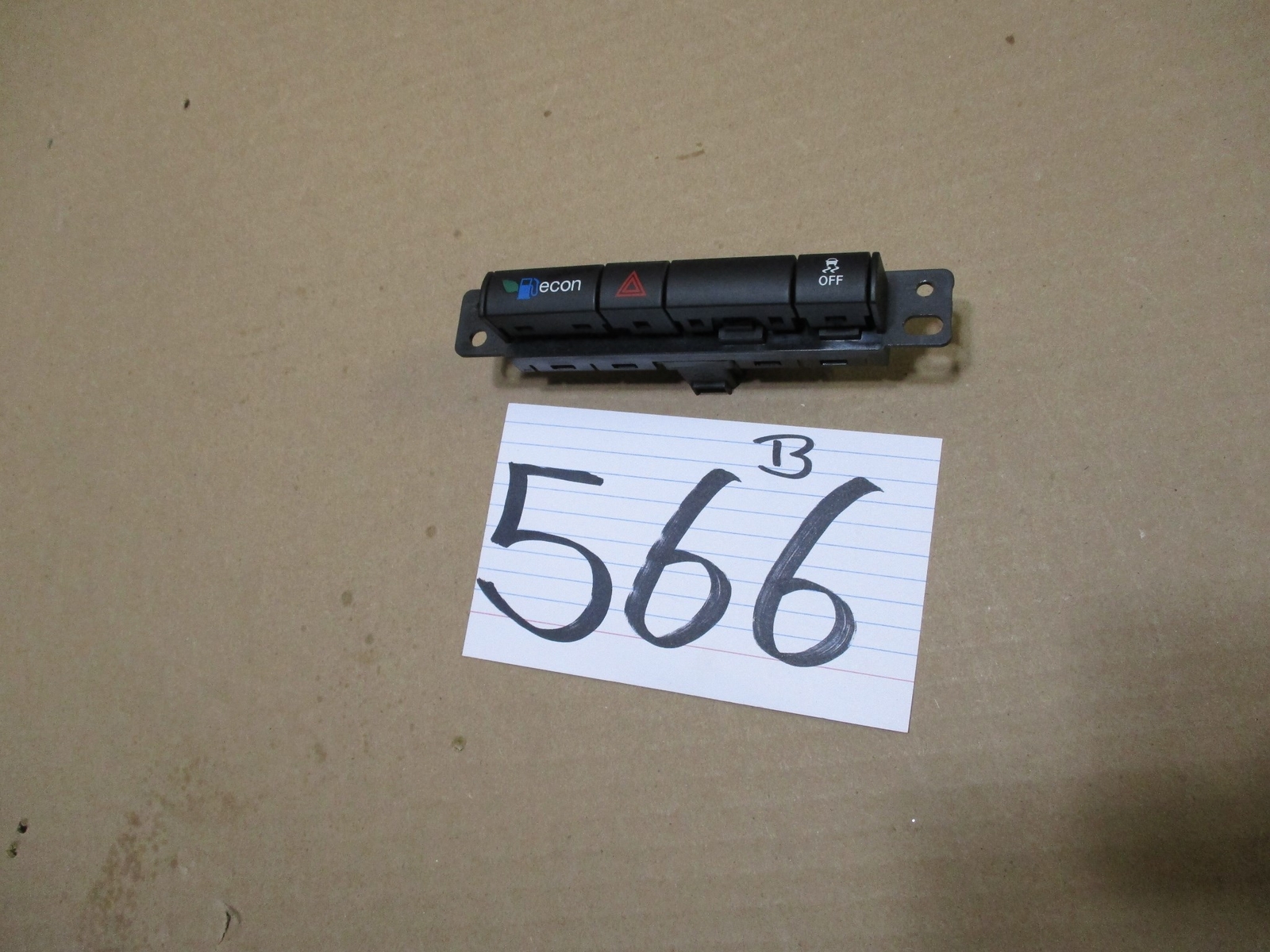 11 12 13 Dodge Caravan ECON, Traction Control and Hazard Light Switch #566-B