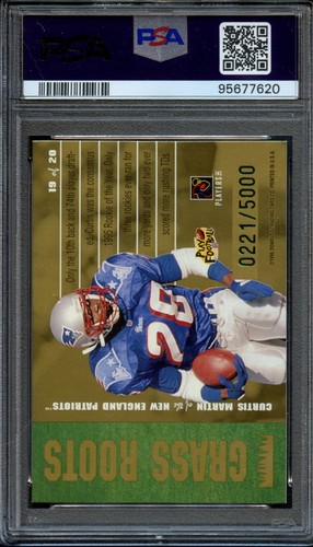 1996 Leaf Curtis Martin PSA 9 - Picture 2 of 2