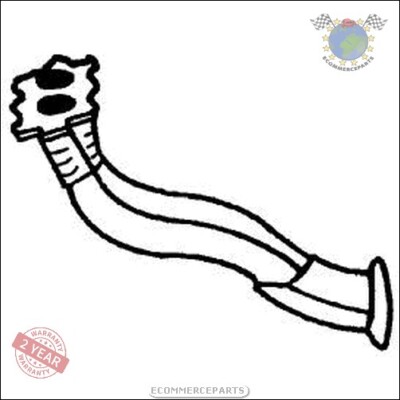 Abgasrohr Sigam für VW GOLF III D