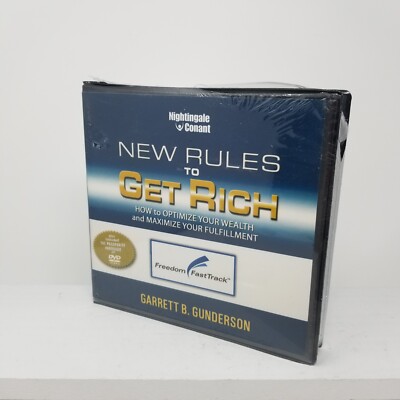 11-CD/DVD Set New Rules to Get Rich Nightingale Conant NEW Sealed