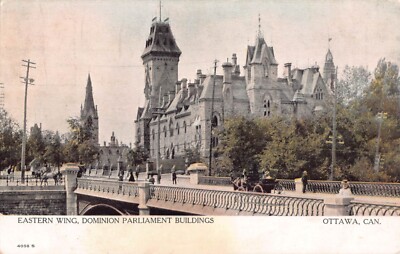POSTKARTE - KANADA - OSTFLÜGEL - HERRSCHAFT PARLAMENTSGEBÄUDE - OTTAWA