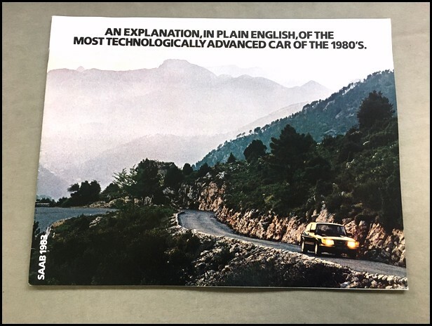 1983 SAAB 900 and Turbo 32-page Vintage Car Sales Brochure Catalog