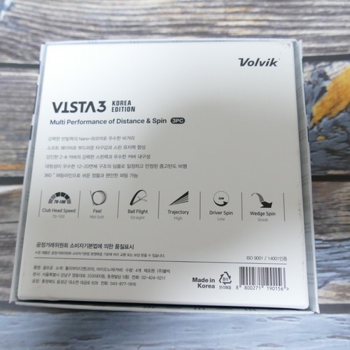 Volvik Vista 3 Edition 360 Putting Line Korean Flag Ball Printing, Marker - Picture 6 of 10