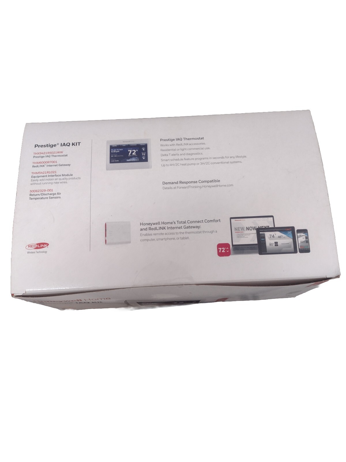 Honeywell Prestige YTHX9421R5127WW IAQ Kit with Red link (Therm, EIM