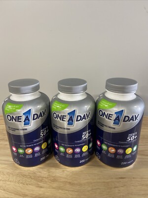 3X One A Day Men's 50+ Healthy Advantage Multivitamin, 200 Tablets Ex: 06/2025