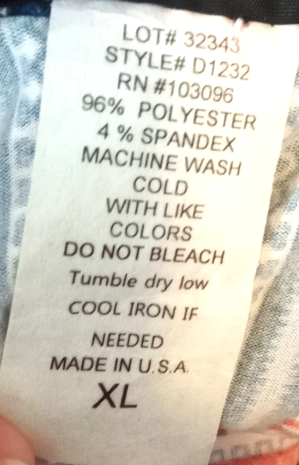 VETEMENTS Mini Abito Junior Discreto Scollo V Stampa Bohemien Maglia Senza Maniche Taglia XL