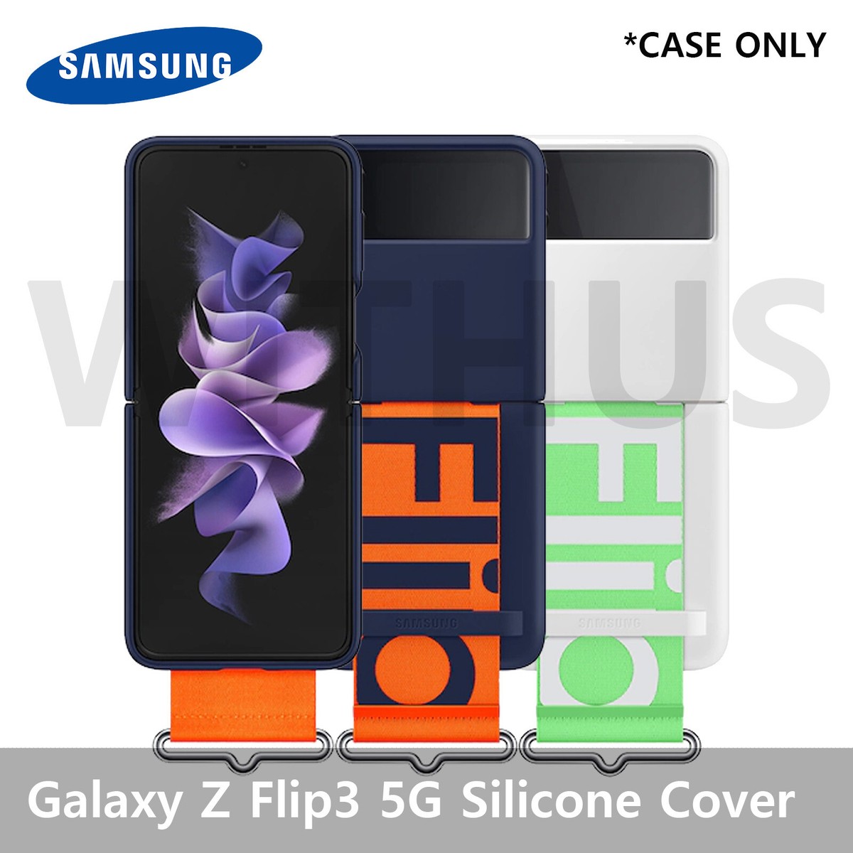 Galaxy Z Flip 3 Phone Case, Silicone ...