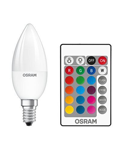 Osram Led Star+ Classic B Rgbw Lampe, In Kerzenform Mit E14 Sockel, Dimmbarkeit-image