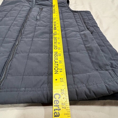 Orvis Puffer Quilted Grey Vest Mens Size L - Picture 13 of 14
