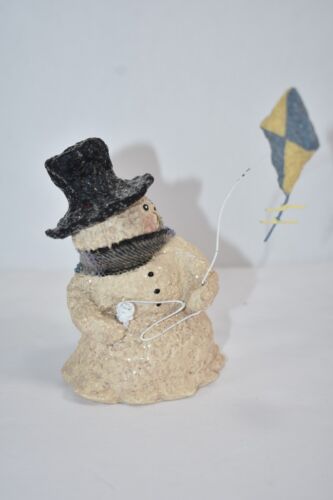 1997  SNOWNICKLE LINDA LINDQUIST BALDWIN KITE FLYING SNOWMAN - Picture 1 of 9