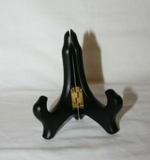 4" Hinged Black Finish Display Easel