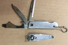 Vintage Baker Hughes Tool Company Fingernail Clippers and Utility Knife