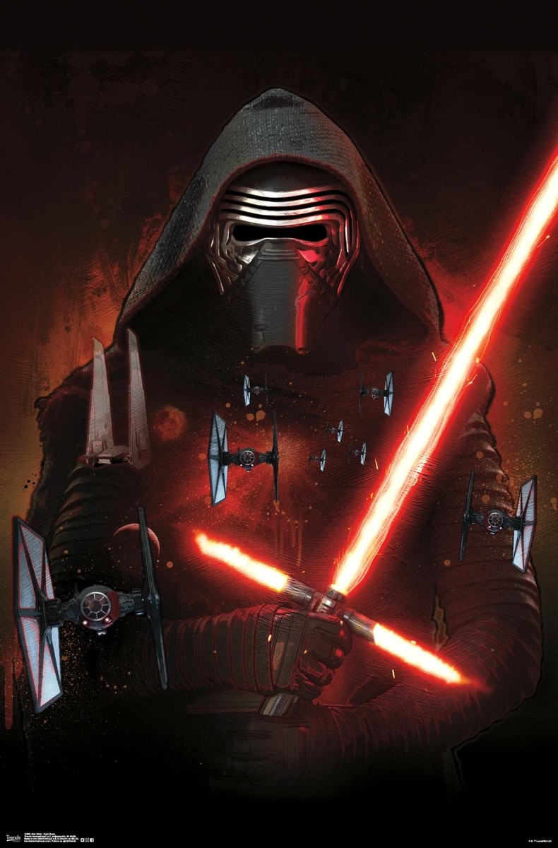 SWCJ Kylo Ren& Reyバッジ アートポスター SWCJ Kylo Ren& Reyバッジ アートポスター