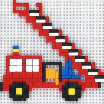 Mini Stecksystem Feuerwehrauto ca. 350 Teile Nr. 42286