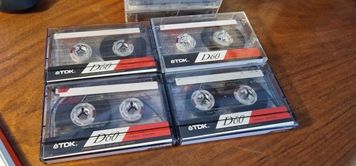 TDK-D60 x 10 pz. in very good conditions used one time !! japan BLOCCO 2 - Afbeelding 4 van 4