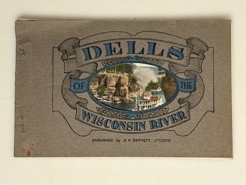 Livre d'images Dells of the Wisconsin River H.H. Images nature Bennett Studio 1921