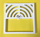 PROFLO PF42895 9 3/16'' 1/2 '' Floor Grate Drain White