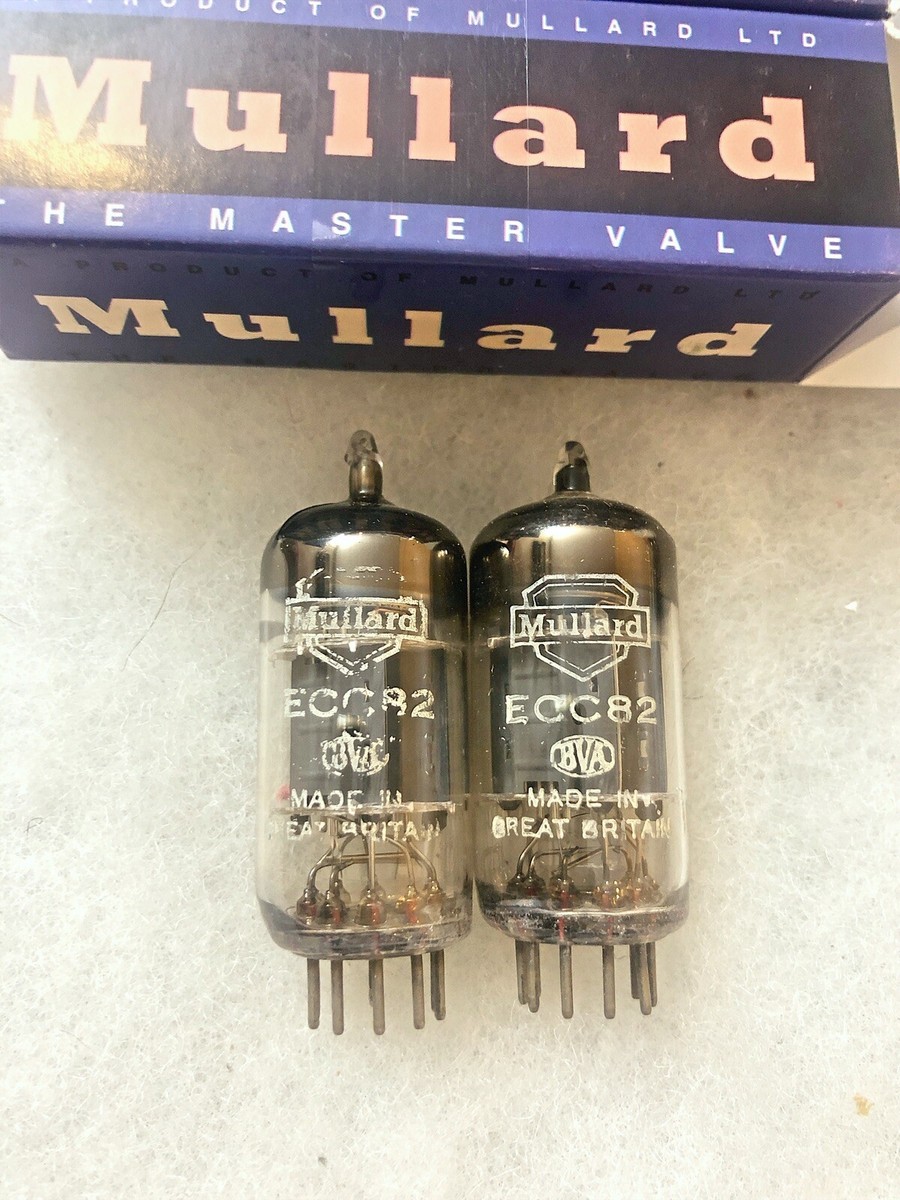 Mullard 12AU7 / ECC82 真空管ペア 美品 動作品 Mullard ECC82 / 12AU7 Vintage New Old Stock – Upscale Audio