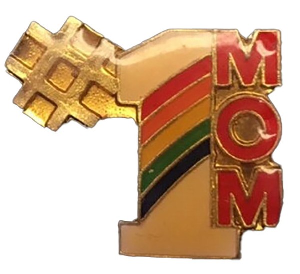 Rfco Set 50 #1 Mom Regenbogen Bike Motorrad Hut Kappe Revers Pin HP1583-image