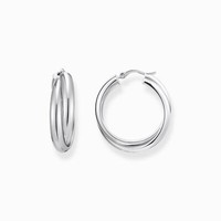 Thomas Sabo Creolen Verschlungenes Design 925 Sterlingsilber Paar CR738-001-21