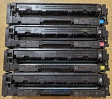 4 sets Virgin Genuine Empty HP CF510A - CF513A Toner Cartridges 204A