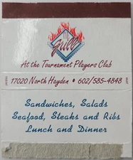 Pageant Matchbook Matchbox Cover Grill Tournament Players Club TPC Scottsdale AZ