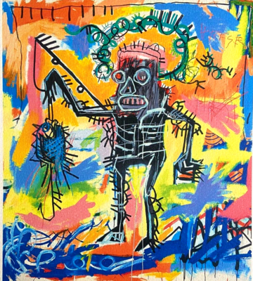 Jean-Michel Basquiat 限定品 Jean Michel Basquiat Lithograph COA Original Signed Numbered