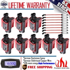 Ignition Coils D581 & Spark Wire Set for CHEVY GMC CADILLAC 5.3L 6.0L 8.1L 4.8L