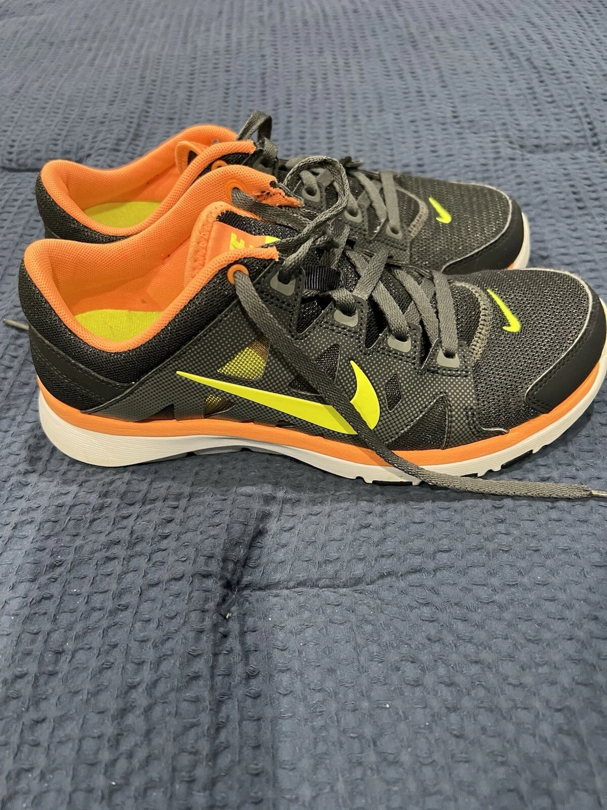 Nike Flex Supreme femme taille 7 gris, orange, vert