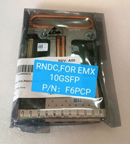 F6PCP Network Daughter Card FOR DELL Quad Port 10Gb Ethernet Emulex GSPF - Picture 1 of 3