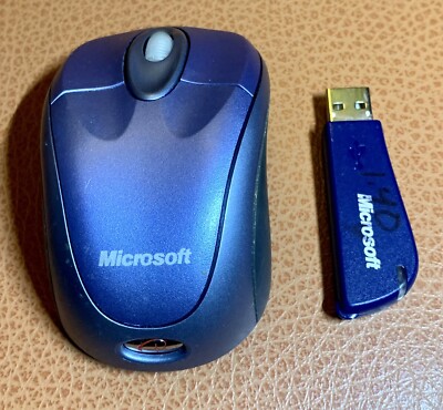 Microsoft Souris Optique sans-fil notebook 3000 Bleu