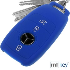 Smartkey Auto BLAU Schlüssel Hülle Cover für Mercedes A B E S Klasse CLS CLA GLE Smartkey Auto BLAU Schlüssel Hülle Cover für Mercedes A B E S Klasse CLS CLA GLE