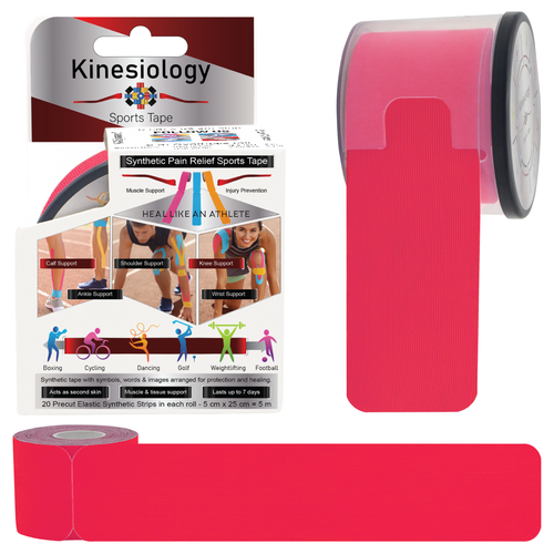 KT TAPE Sports Tape Colour Synthetic 5m Pre-cut 20 Physiotherapy Strip'... - Picture 56 of 100