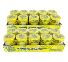 Twang Twangerz Snack Topping, Lemon Lime Salt, Popcorn, 1.15 OZ, 20 Shakers