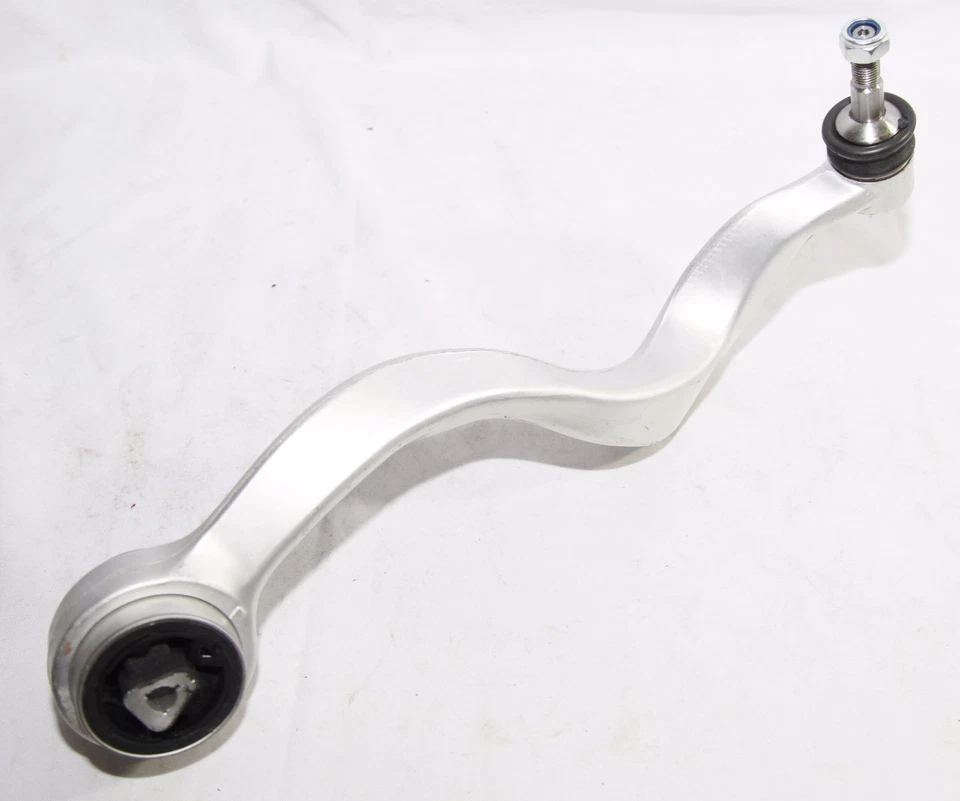 Brazos de control inferiores delanteros diestros del pasajero plateados para BMW 750I/750Li 2006-2008 2x2 Foto 2 de 4