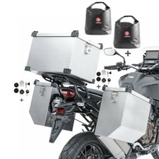 Valises A8 2x36l pour Kawasaki Versys 1000 / 650 + topcase 45l + sacs