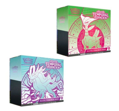 Pokemon Temporal Forces SV05 Elite Trainer Box Set of 2 (1 of each) Sealed New