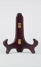 Tripar Mahogany Wooden Plate Stand 5" Tall (41125B)
