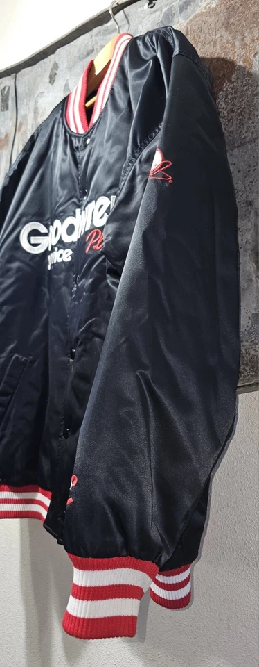 Jaqueta Vintage NASCAR Dale Earnhardt Cetim Graal Goodwrench Tamanho XXL Anos 90 Usada - Imagem 3 de 4