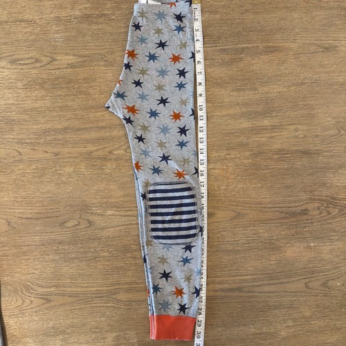 Hanna Anderson Long Sleeve Pajamas-Organic Cotton-Grey Stars-Unisex Size US 6-7 - Picture 9 of 14