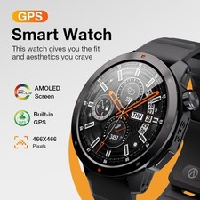 GPS Fashion Sports Smartwatch with 3 ATM Water Resistance/Bluetooth Calling