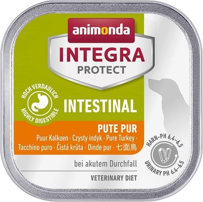 animonda INTEGRA PROTECT Intestinal Pute Pur (11 x 150 g (11er Pack), Bianco
