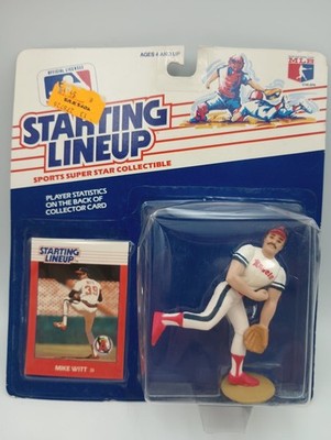 Kenner Mike Witt Starting Lineup MLB 1988 3.5'' Figure Collector Card