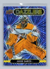 2021-22 Upper Deck Series 1 - Dazzlers Juuse Saros #DZ-27 Purple