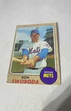 1968 Topps - Ron Swoboda #114 Corner wear. No creasing. B4