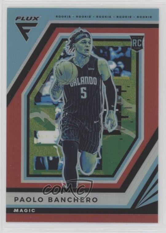 2022-23 Panini Flux Rookies Red Prizm Paolo Banchero #237 Rookie RC x3y