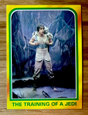 1980 Topps Star Wars Series 3 #330 EMPIRE STRIKES BACK - THE TRAINING OF A JEDI!