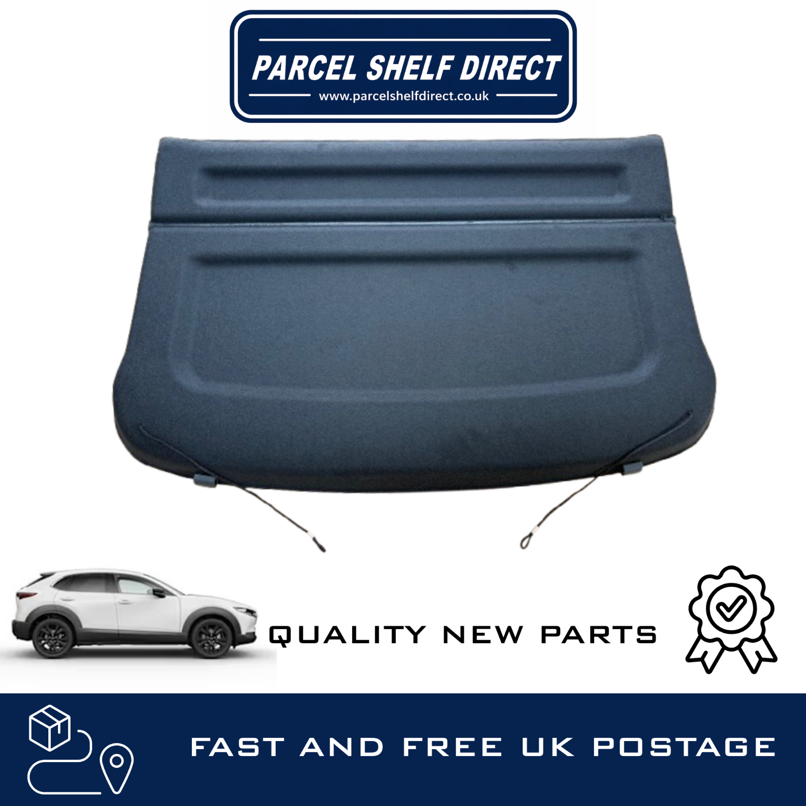 MAZDA CX-30 PARCEL SHELF / LOAD COVER / LUGGAGE COVER 2019-2024 - BRAND NEW