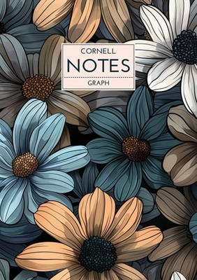 Cornell Notes Graph: B5 Notebook | 108 Graph Pages with Cornell Layout and Conte